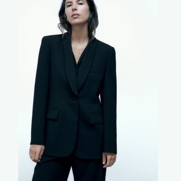Zara Jackets & Blazers - Zara Women's Shawl Lapel Blazer - XL